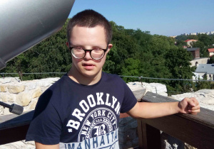 na wieży zamku w Będzinie