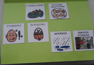 Życzenia wielkanocne- obrazkowe symbole AAC