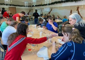 Wspólna praca podczas warsztatów