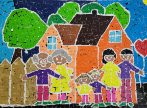 Wiosna za rogiem…….świetlicowe prace plastyczne