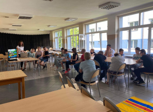 "Bezpieczne wakacje" - zajęcia w internacie