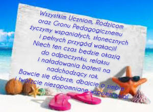 Życzenia wakacyjne