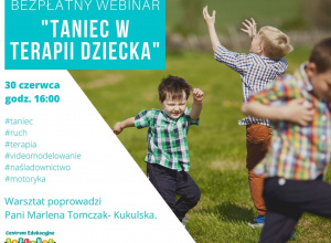 Bezpłatny webinar "Taniec w terapii dziecka"